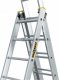DRABEST Drabina aluminiowa, trzyelementowa, 14 stopni PRO (wytrzymałość: 150 kg) 8