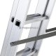 DRABEST Drabina aluminiowa, trzyelementowa, 8 stopni (wytrzymałość: 150 kg) 10