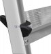 DRABEST Drabina aluminiowa, dwustronna, 7 stopni wytrzymałość: 125-150 kg (wytrzymałość 125 kg) 1