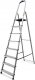 DRABEST Drabina aluminiowa, 8 stopni wytrzymałość: 125-150 kg (wytrzymałość 125 kg) 1