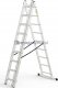 DRABEST Drabina aluminiowa, trzyelementowa, 9 stopni (wytrzymałość: 150 kg) 6