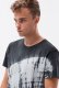 Ombre T-shirt męski bawełniany TIE DIY - grafitowy S1617 M 2