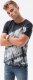 Ombre T-shirt męski bawełniany TIE DIY - grafitowy S1617 M 3