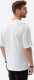 Ombre T-shirt męski bawełniany OVERSIZE - biały S1628 S 4