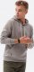 Ombre Bluza męska z kapturem BASIC B979 - szara M 1