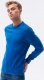 Ombre Bluza męska bez kaptura BASIC B978 - głęboki niebieski M 1