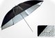 Massa Parasolka 2w1 BiaŁa - Dyfuzor + OdbijajĄca - Srebrna / 110 Cm 2