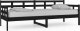 vidaXL vidaXL Łóżko dzienne, czarne, lite drewno sosnowe, 80x200 cm 2