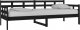 vidaXL vidaXL Łóżko dzienne, czarne, lite drewno sosnowe, 80x200 cm 3