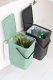 Kosz na śmieci Brabantia Kosz szafkowy Sort&Go 2x16l Jade Green/ Grey 214462 8