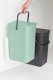 Kosz na śmieci Brabantia Kosz szafkowy Sort&Go 2x16l Jade Green/ Grey 214462 9