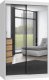 Topeshop Szafa przesuwna Iga 120 CM drzwi 2 lustra biel (IGA 120 LUS BI) 1