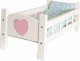 Love Gifts Łóżeczko drewniane dla lalek +POŚCIEL W GROSZKI 11