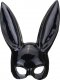 Korbi Maska króliczek playboy czarna hefner bunny uszy 1