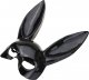 Korbi Maska króliczek playboy czarna hefner bunny uszy 3