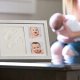 Korbi RAMKA Z GLINKĄ NA ODCISK RĄCZKI STÓPKI LITERKI 4