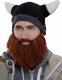 Korbi CZAPKA WIKINGA VIKING Z BRODĄ ROGAMI czapka wiking 1