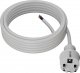 AWTools AWTOOLS PRZEWÓD Z WTYCZKĄ 1,5m 2x1,0 BIAŁY H05VV-F 1