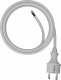 AWTools AWTOOLS PRZEWÓD Z WTYCZKĄ 3m 2x1,0 BIAŁY H05VV-F 1