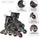 Rolki Nils Extreme NA11008 rekreacyjne regulowane czarne r. 35-38 7