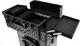 Apte MOBILNY KUFER KOSMETYCZNY Aluminiowy TROLLEY Duży 61x36cm czarny CA19A 4