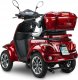 Bili Bike Czterokołowy skuter elektryczny SHINO QUADRO GEL czerwony (bordowy) 22