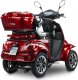 Bili Bike Czterokołowy skuter elektryczny SHINO QUADRO GEL czerwony (bordowy) 23