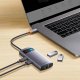 HUB USB Baseus 1x RJ-45 1x USB-C  + 3x USB-A 3.0 (WKWG070113) 15