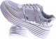 Pantofelek24 Sportowe damskie buty na platformie srebrne /G1-2 12514 T231/ 39 7
