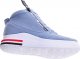 Pantofelek24 Niebieskie sneakersy damskie na ukrytym koturnie /B6-3 10783 T690/ 37 5