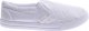 Pantofelek24 Materiałowe białe tenisówki slip on /A2-2 12540 T195/ 37 4