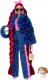 Lalka Barbie Mattel Barbie Extra Lalka Niebieski garnitur panterka/Bordowe włosy HHN09 1