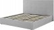 Beliani Łóżko z pojemnikiem tapicerowane 180 x 200 cm szare LORIENT! 5