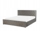 Beliani Łóżko z pojemnikiem welurowe 160 x 200 cm szare AMIENS! 7