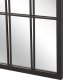 Beliani Metalowe lustro ścienne okno 50 x 115 cm czarne CASSEL! 3