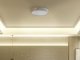 Lampa sufitowa Beliani Lampa sufitowa LED metalowa szara z jasnym drewnem PATTANI! 3