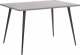 Beliani Stół do jadalni 120 x 80 cm efekt betonu z czarnym SANTIAGO! 1