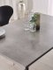 Beliani Stół do jadalni 120 x 80 cm efekt betonu z czarnym SANTIAGO! 2