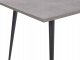 Beliani Stół do jadalni 120 x 80 cm efekt betonu z czarnym SANTIAGO! 4