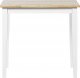 Beliani Stół do jadalni drewniany 60 x 80 cm jasny z białym BATTERSBY! 4