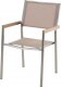 Beliani Zestaw 4 krzeseł ogrodowych beżowy GROSSETO! 4