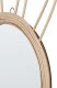 Beliani Rattanowe lustro ścienne królik ø 28 cm GOLONG! 4