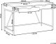 Biurko Beliani Jena Czarno-Brązowe 120 cm x 60 cm 8