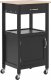 Beliani Wózek kuchenny z szufladą czarny SIENA! 2