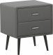 Beliani Szafka nocna szara ESSONNE! 1
