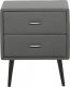 Beliani Szafka nocna szara ESSONNE! 3