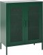 Beliani Szafka dwudrzwiowa metalowa zielona WAKATIPU! 2