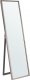 Beliani Lustro stojące 40 x 140 cm srebrne 1