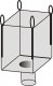 IZOMER Worek BIG BAG 03A. 4 uchwyty, tkanina ażurowa wym. 900x900x1700mm - KOMPLET 20 szt. 1