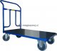 WiZ Wózek platformowy jednoburtowy, platforma z blachy. Wym. 1000x600mm (Ładowność: 300kg) 3